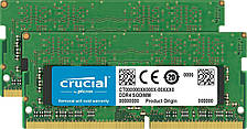 Пам'ять Crucial 32GB Kit (16GBx2) DDR4 2400 MT/s (PC4-19200) для ноутбука