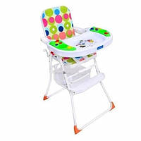 Детский музыкальный стульчик для кормления М 0405 BAMBI с корзиной