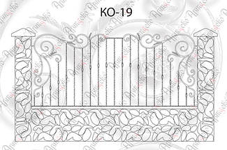 Ковані огорожі, огорожа