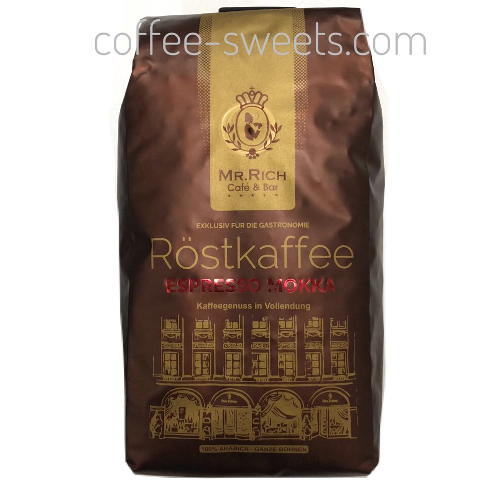Кава зернова Mr.Rich. Rostkaffee Espresso Mokka 500g