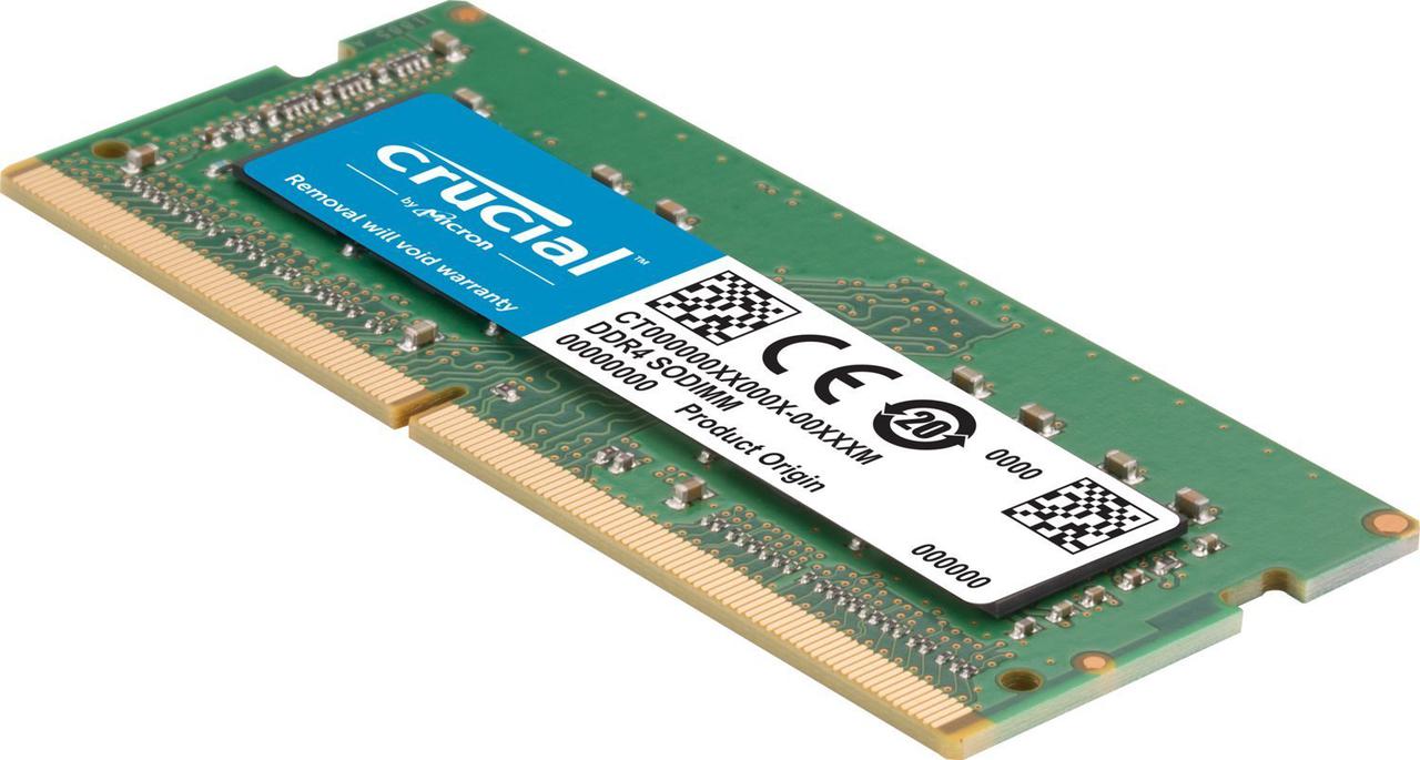 Пам'ять Crucial 16GB Kit (8GBx2) DDR4 2400 MT / s (PC4-19200) SR x8 SODIMM для ноутбука