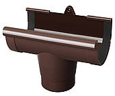 Зливоприймач RainWay 90/75, коричневий