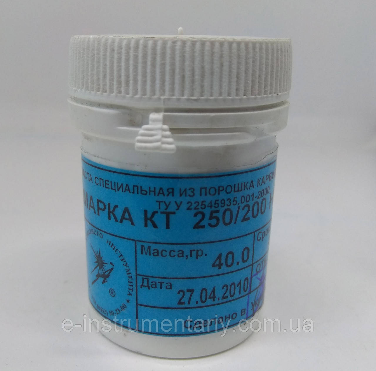 Паста из порошка карбида титана 250/200 НОМГ. 40гр - фото 1 - id-p701804454