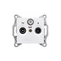 Розетка SDN3501321 TV/R/SAT кінцева біла Sedna Schneider