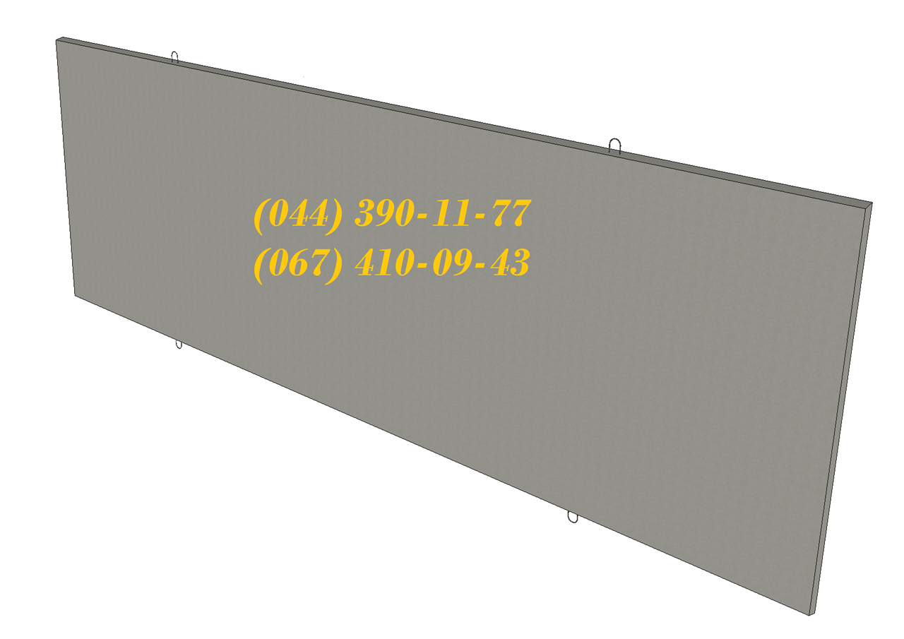 Виробництво бетонних огорож Плита ПКН 60x8, великий вибір ЗБВ. Доставка в будь-яку точку України.