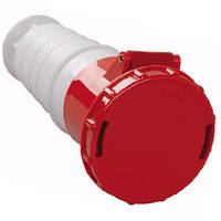 Розетка силова переносна 235 63А 5 штирів 3Р+РЕ+N (Груша) 52140