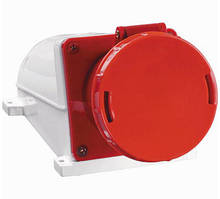 Розетка 134 стаціонарна 3Р+РЕ 63А 380В IP54 GAV 564