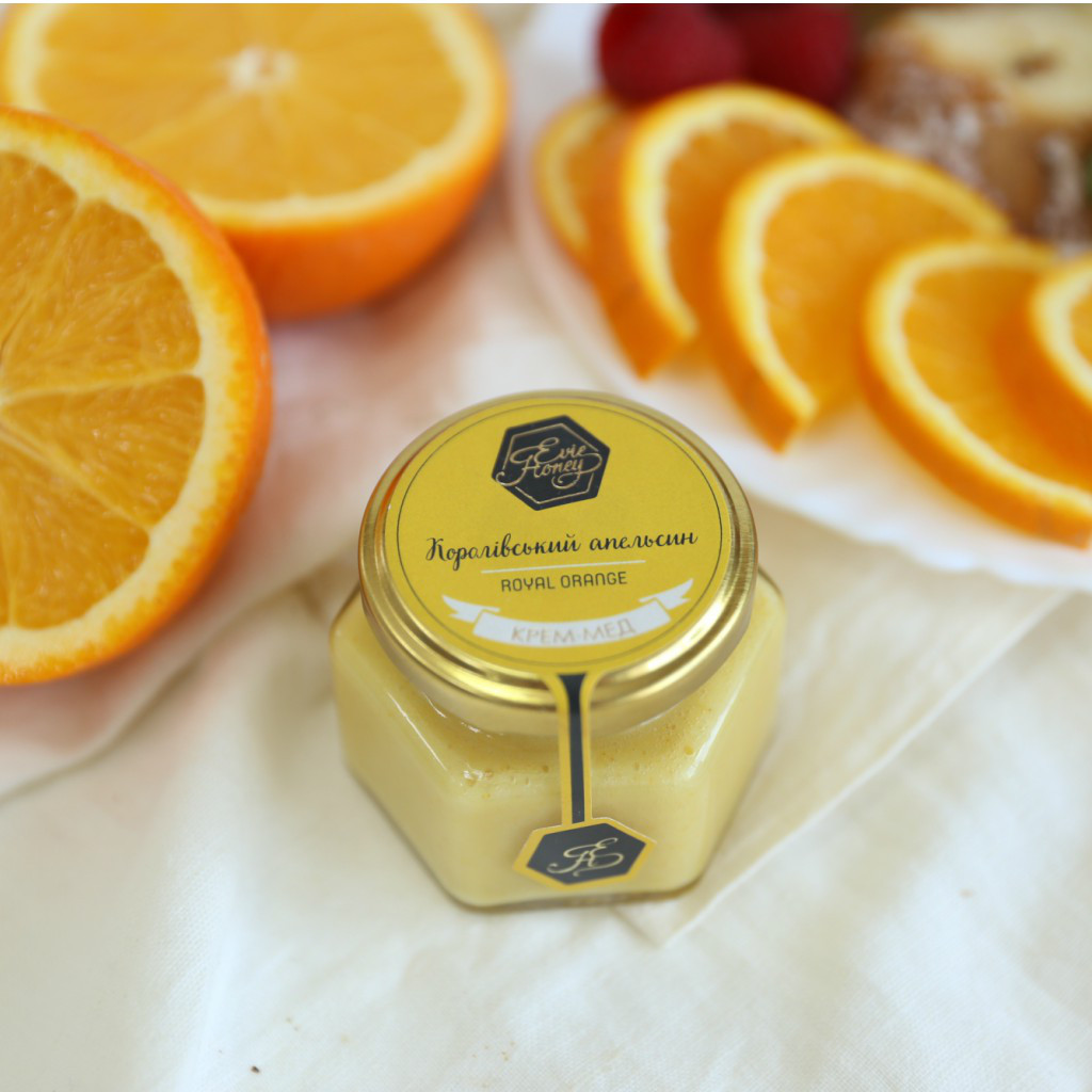 Крем-мед з апельсином "Королівський апельсин" 120г