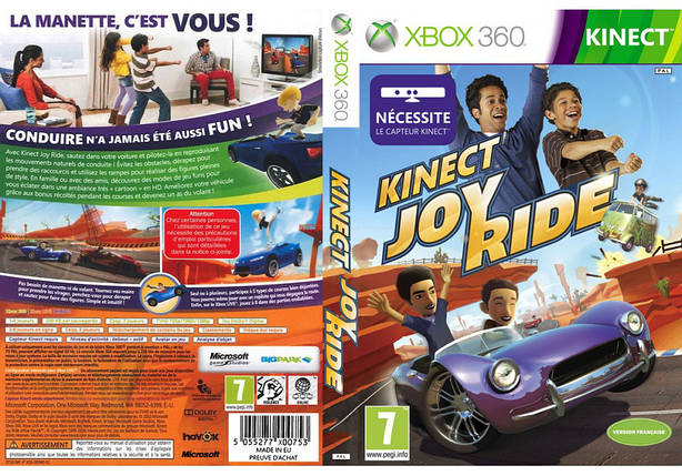 Гра для ігрової консолі Xbox 360, [Kinect] Kinect Joy Ride (русська версія, LT 3.0, LT 2.0), фото 1