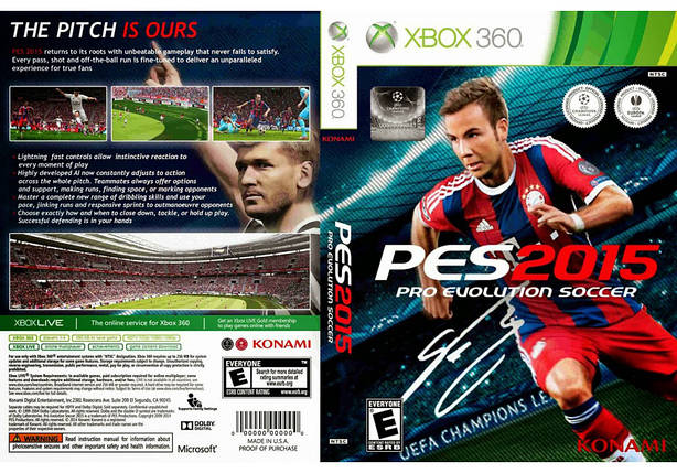 Pro Evolution Soccer 2015 (російський текст, LT 3.0, LT 2.0), фото 1