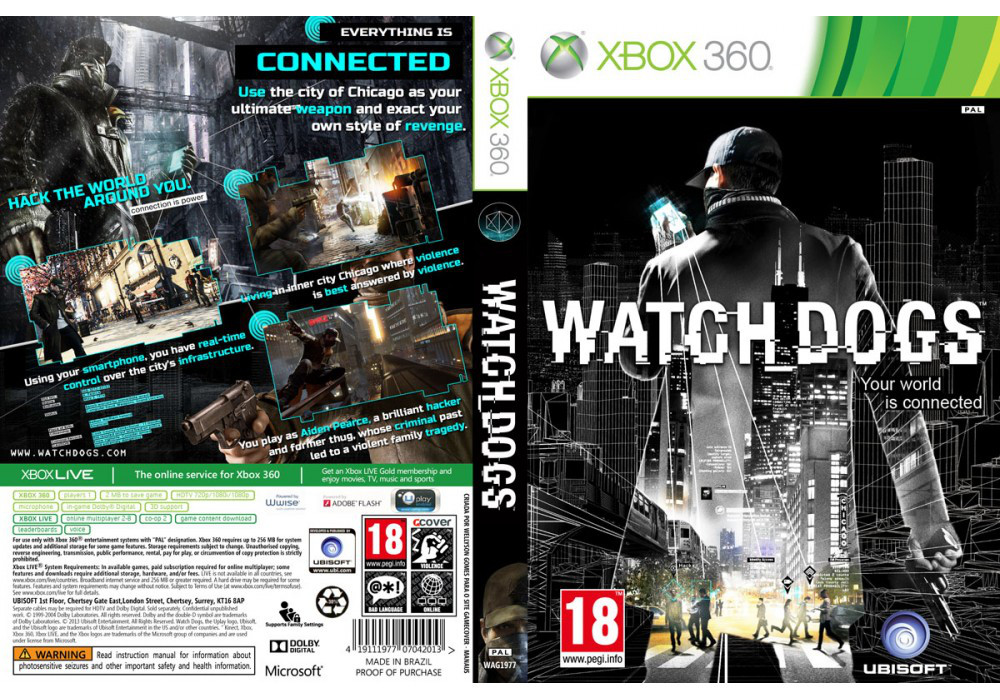 Watch Dogs (2 диски, російський текст і озвучення, LT 3.0, LT 2.0)