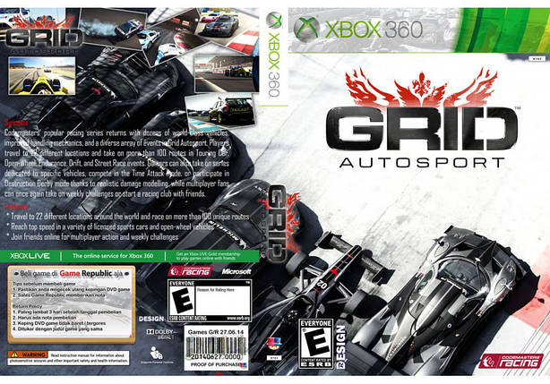 GRID: Autosport (російський звук і текст, LT 3.0, LT 2.0), фото 1