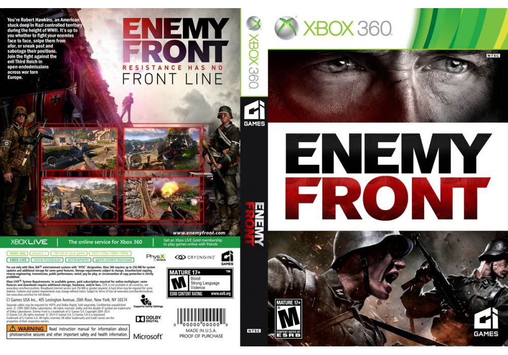 Enemy Front (російський текст, LT 3.0, LT 2.0)