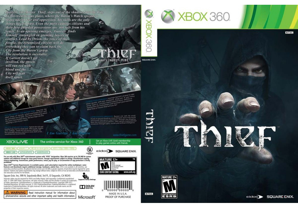 Thief (російський звук і текст, LT 3.0, LT 2.0) - фото 1 - id-p701872925