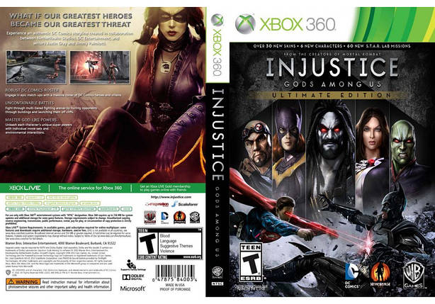 Injustice: Gods Among Us — Ultimate Edition (російський текст, LT 3.0, LT 2.0), фото 2