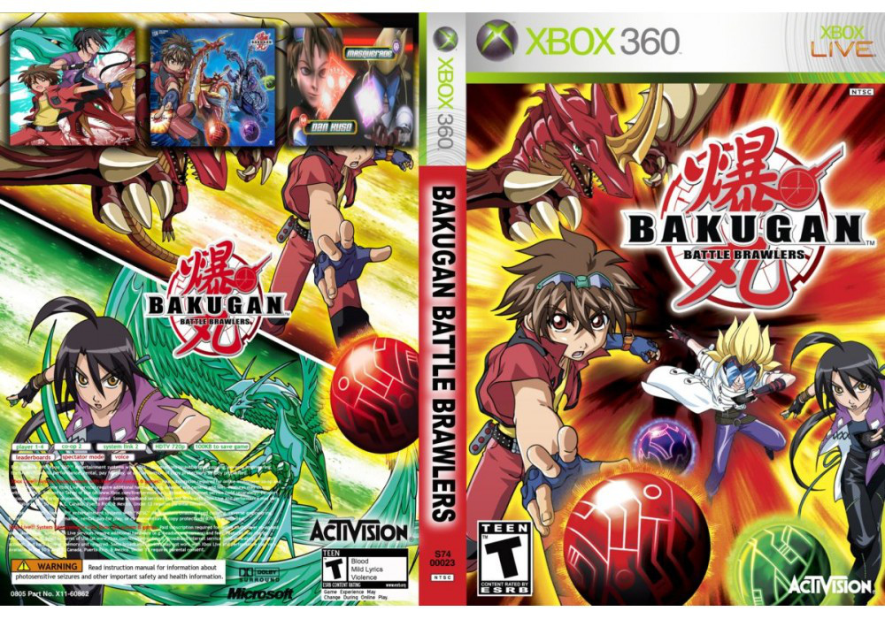 Гра для ігрової консолі Xbox 360, Bakugan: Battle Brawlers (LT 3.0, LT 2.0)