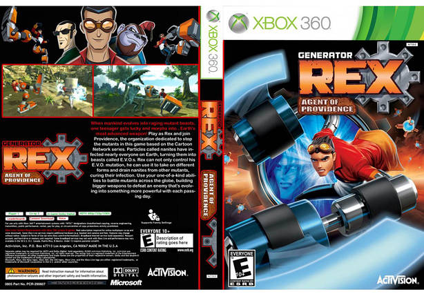 Гра для ігрової консолі Xbox 360, Generator Rex: Agent of Providence (LT 3.0, LT 2.0), фото 1