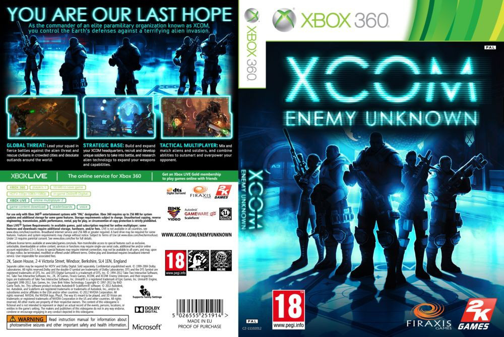X-COM: Enemy Unknown (російський звук і текст, LT 3.0, LT 2.0) - фото 1 - id-p701872992