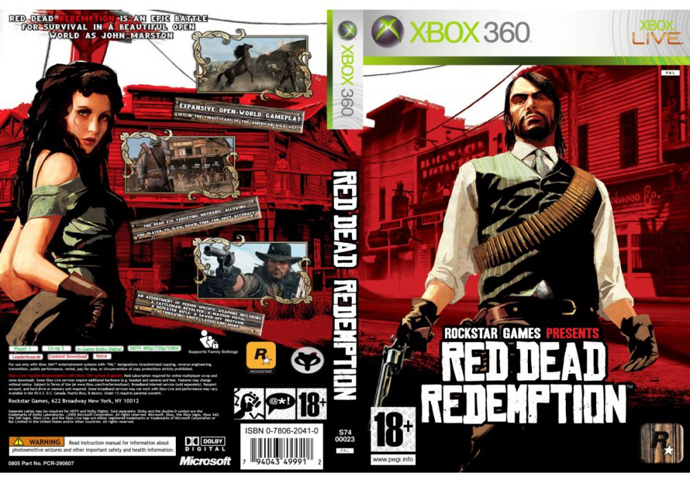 Гра для ігрової консолі Xbox 360, Red Dead Redemption (LT 3.0, LT 2.0) - фото 1 - id-p701875841
