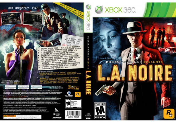 L.A. Noire: The Complete Edition (4 диски, російська версія, LT 3.0, LT 2.0), фото 2