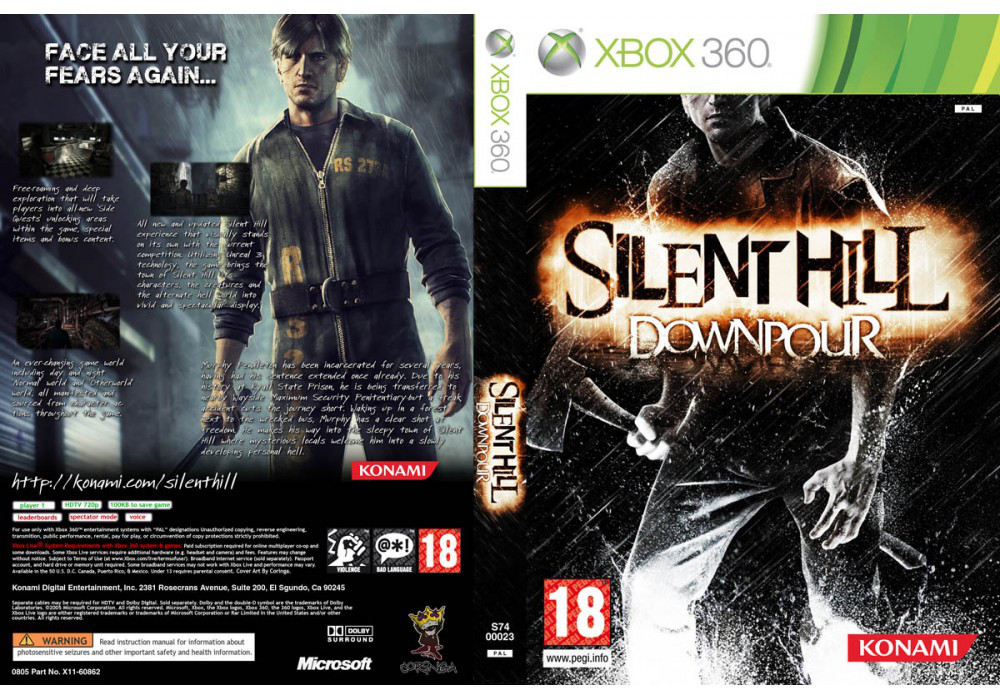 Гра для ігрової консолі Xbox 360, Silent Hill: Downpour (LT 3.0, LT 2.0)