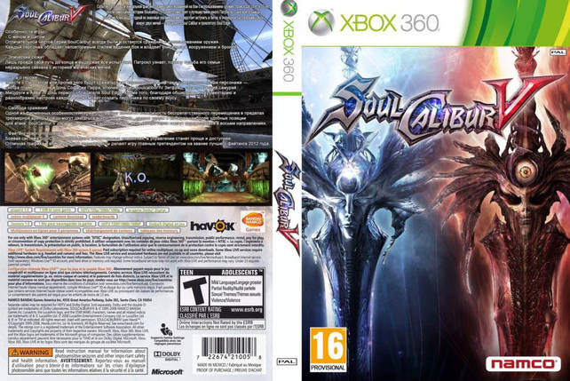 SoulCalibur V (LT+ 2.0 або 3.0, російський текст, LT 3.0, LT 2.0), фото 1