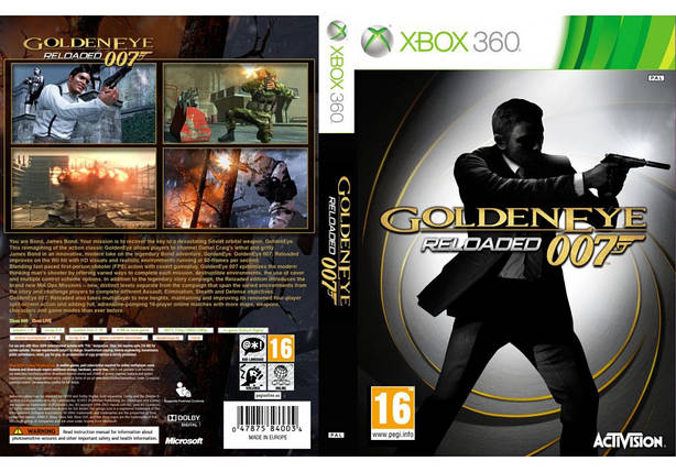 Гра для ігрової консолі Xbox 360, GoldenEye 007: Reloaded (LT 3.0, LT 2.0), фото 1