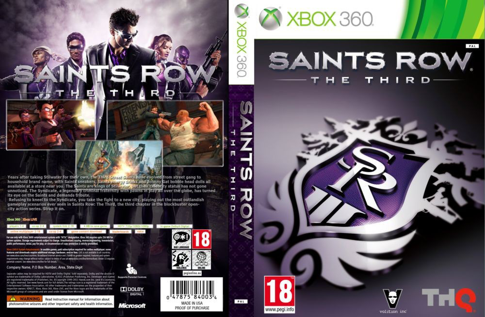 Saints Row: The Third (російський текст, LT 3.0, LT 2.0) - фото 1 - id-p701873077