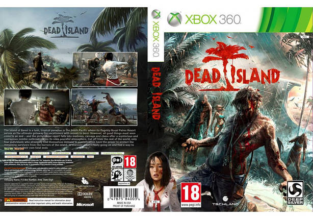 Гра для ігрової консолі Xbox 360, Dead Island (LT 3.0, LT 2.0), фото 1