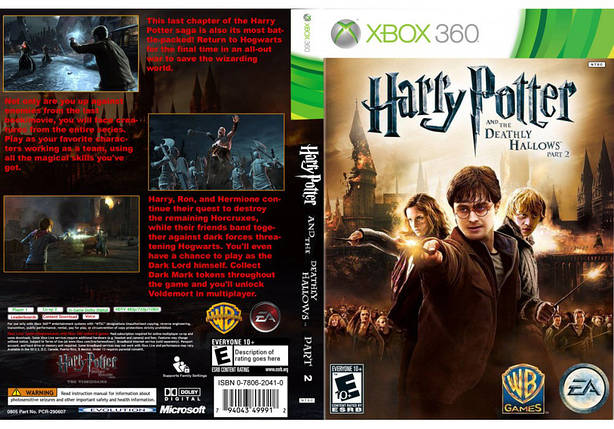 Гра для ігрової консолі Xbox 360, Harry Potter and the Deathly Hallows: Part 2 (LT 3.0, LT 2.0), фото 1