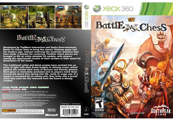 X-BOX 360 - BATTLE VS CHESS (L.T. 3.0)