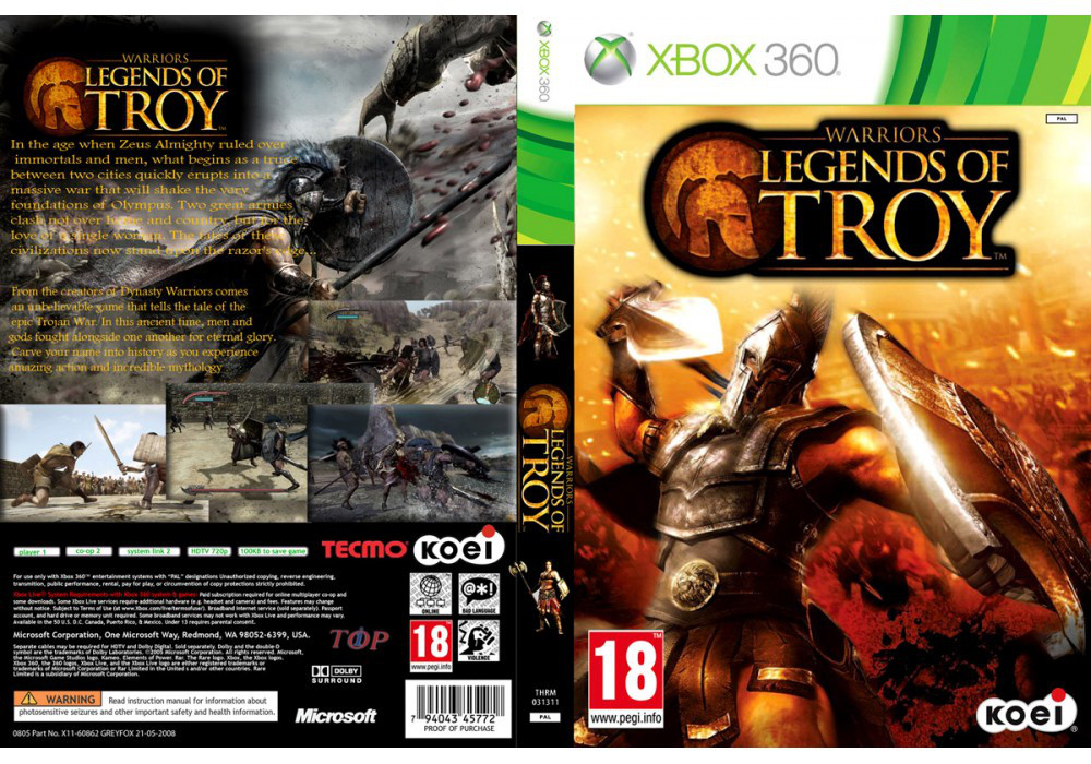 Warriors: Legends of Troy (росська версія, LT 3.0, LT 2.0)