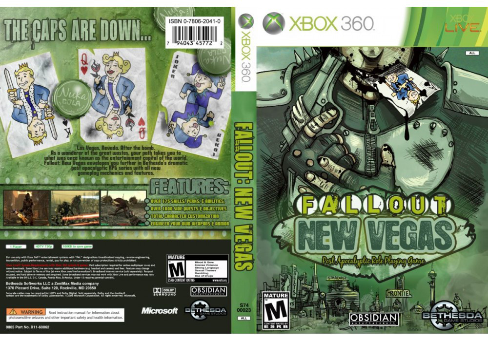 Гра для ігрової консолі Xbox 360, Fallout: New Vegas (LT 3.0, LT 2.0)