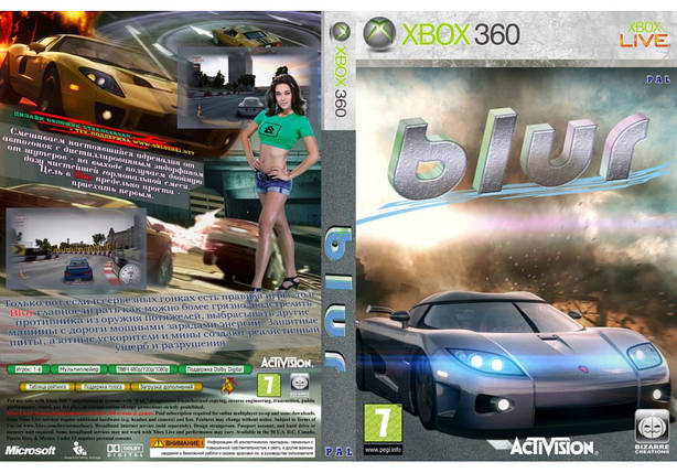 Гра для ігрової консолі Xbox 360, Blur (LT 3.0, LT 2.0), фото 1