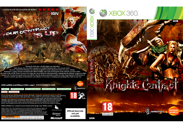Гра для ігрової консолі Xbox 360, Knights Contract (LT 3.0, LT 2.0), фото 1