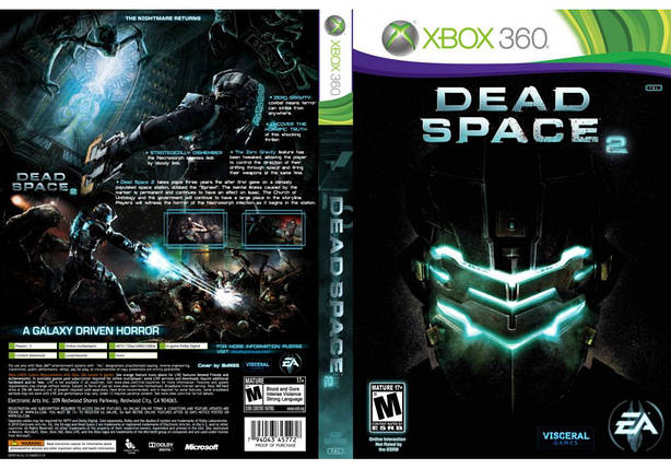Гра для ігрової консолі Xbox 360, Dead Space 2 (2 диски, LT 3.0, LT 2.0), фото 1