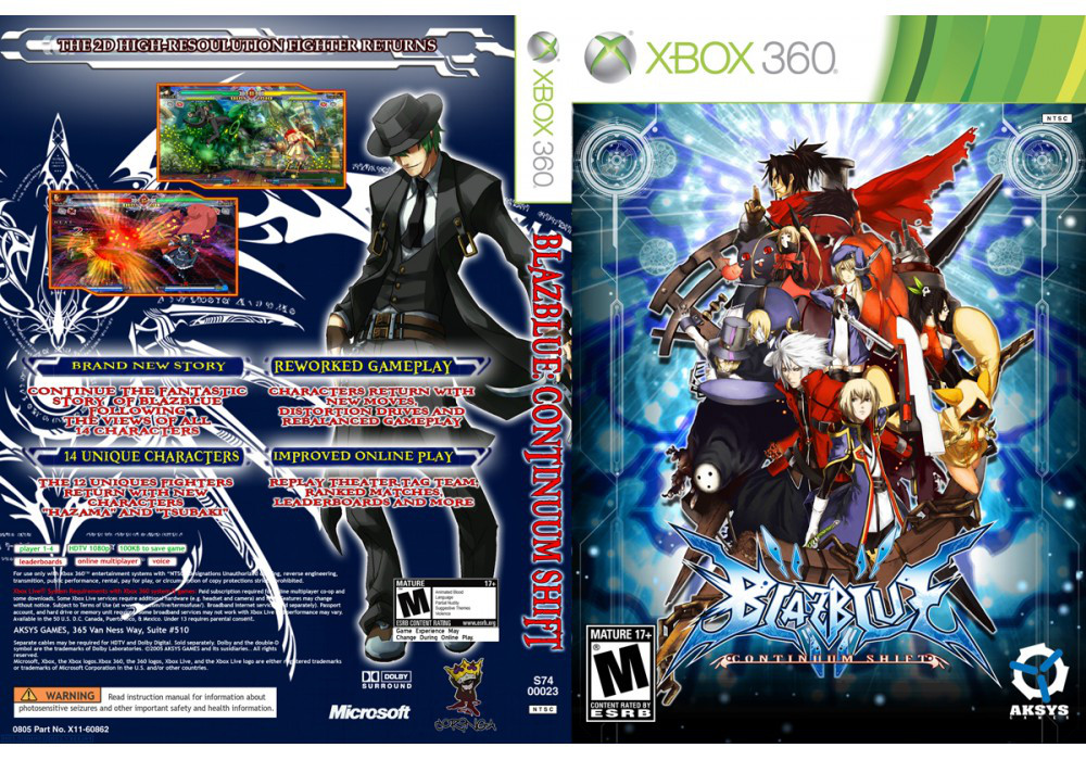 BlazBlue: Continuum Shift (LT 3.0, LT 2.0)