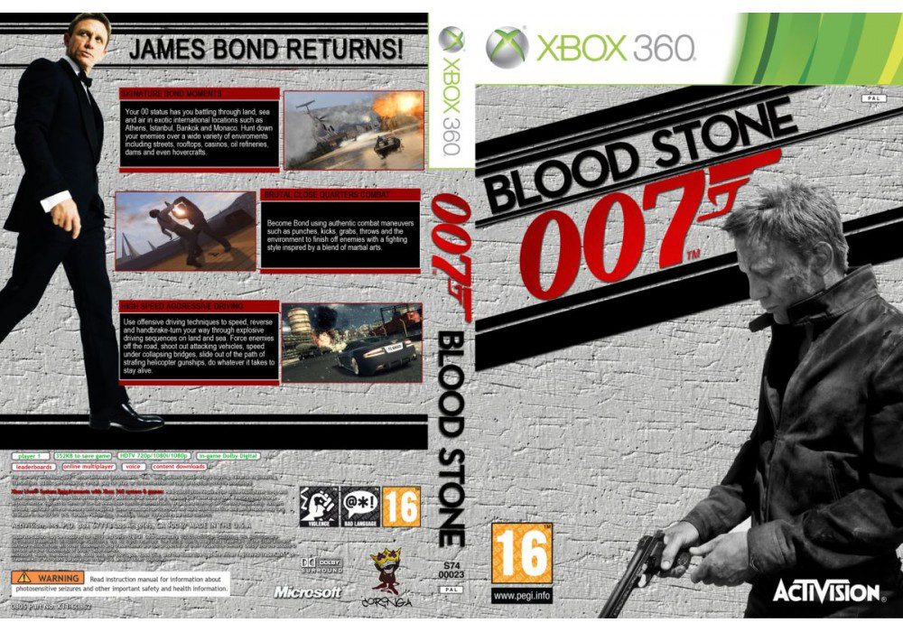 Гра для ігрової консолі Xbox 360, James Bond 007: Blood Stone (LT 3.0, LT 2.0)