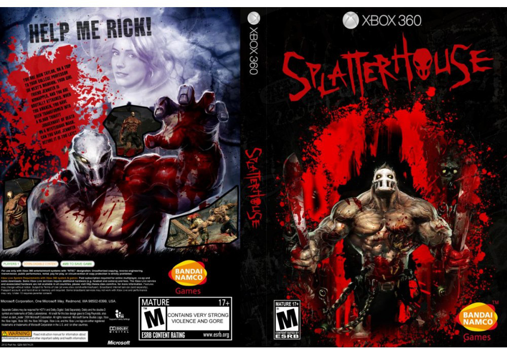 Гра для ігрової консолі Xbox 360, Splatterhouse (LT 3.0, LT 2.0)