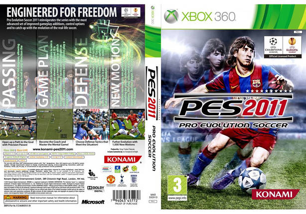 Pro Evolution Soccer 2011 (російський текст), фото 2