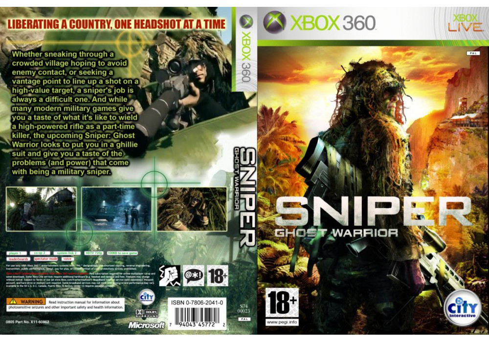 Sniper: Ghost Warrior (російський звук і текст, LT 3.0, LT 2.0)
