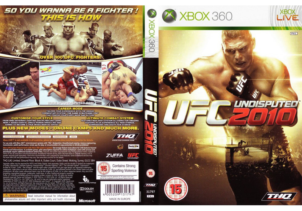 UFC Undisputed 2010 (росська версія, LT 3.0, LT 2.0)