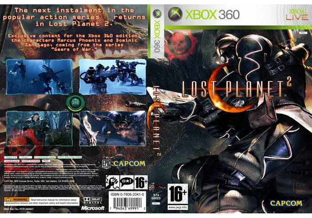 Гра для ігрової консолі Xbox 360, Lost Planet 2 (LT 3.0, LT 2.0), фото 1