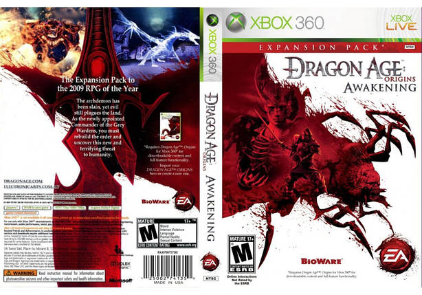 Гра для ігрової консолі Xbox 360, Dragon Age: Origins — Awakening (LT 3.0, LT 2.0), фото 1