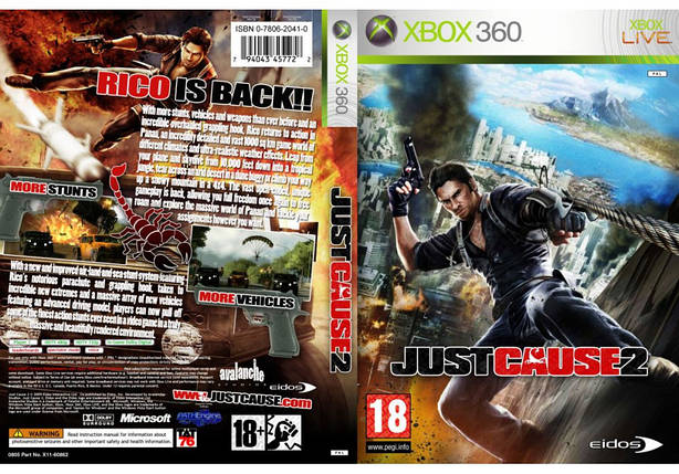 Гра для ігрової консолі Xbox 360, Just Cause 2 (LT 3.0, LT 2.0), фото 1