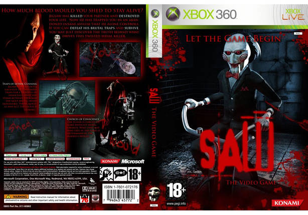 Гра для ігрової консолі Xbox 360, SAW the video game (LT 3.0, LT 2.0), фото 1