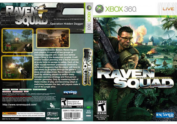 Гра для ігрової консолі Xbox 360, Raven Squad: Operation Hidden Dagger (LT 3.0, LT 2.0), фото 1