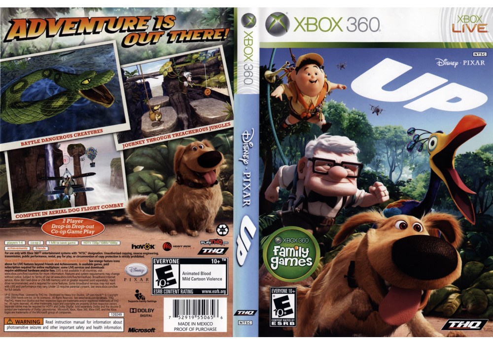 Гра для ігрової консолі Xbox 360, UP (LT 3.0, LT 2.0)