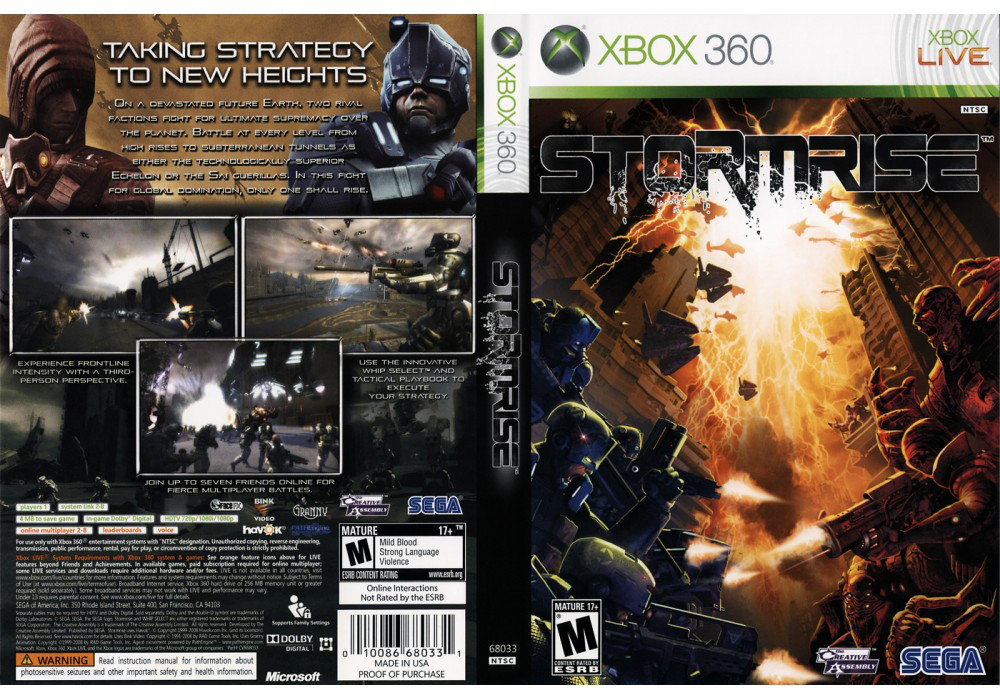 Гра для ігрової консолі Xbox 360, Stormrise (LT 3.0, LT 2.0) - фото 1 - id-p701876055