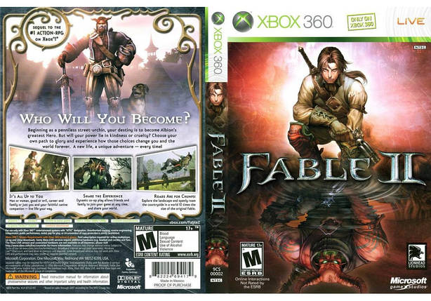 Гра для ігрової консолі Xbox 360, Fable 2 (LT 3.0, LT 2.0), фото 1